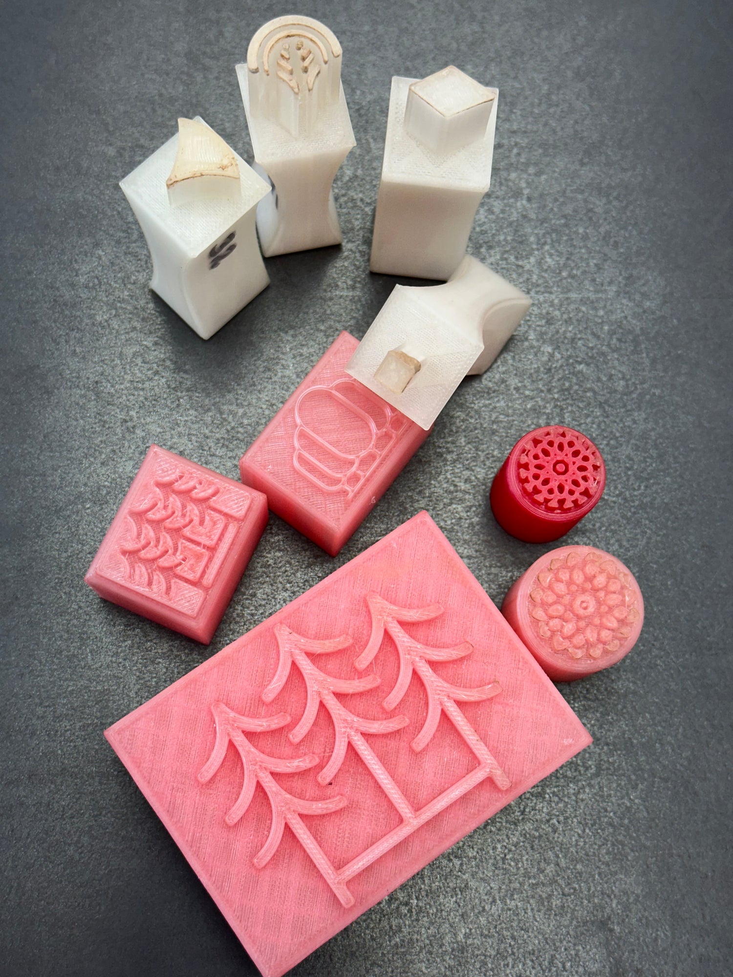 3D Printed Texture Impression Stamps