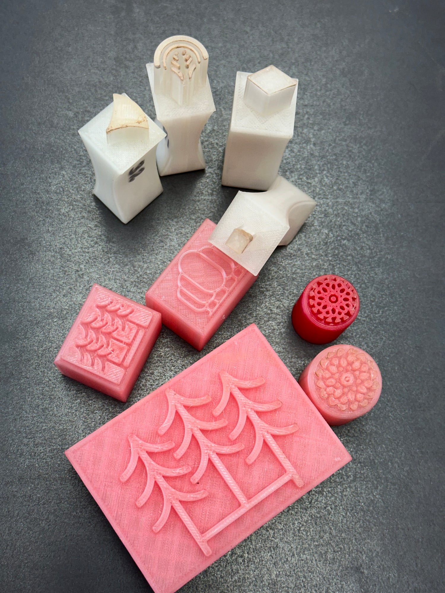 3D Printed Pottery Design Stamps