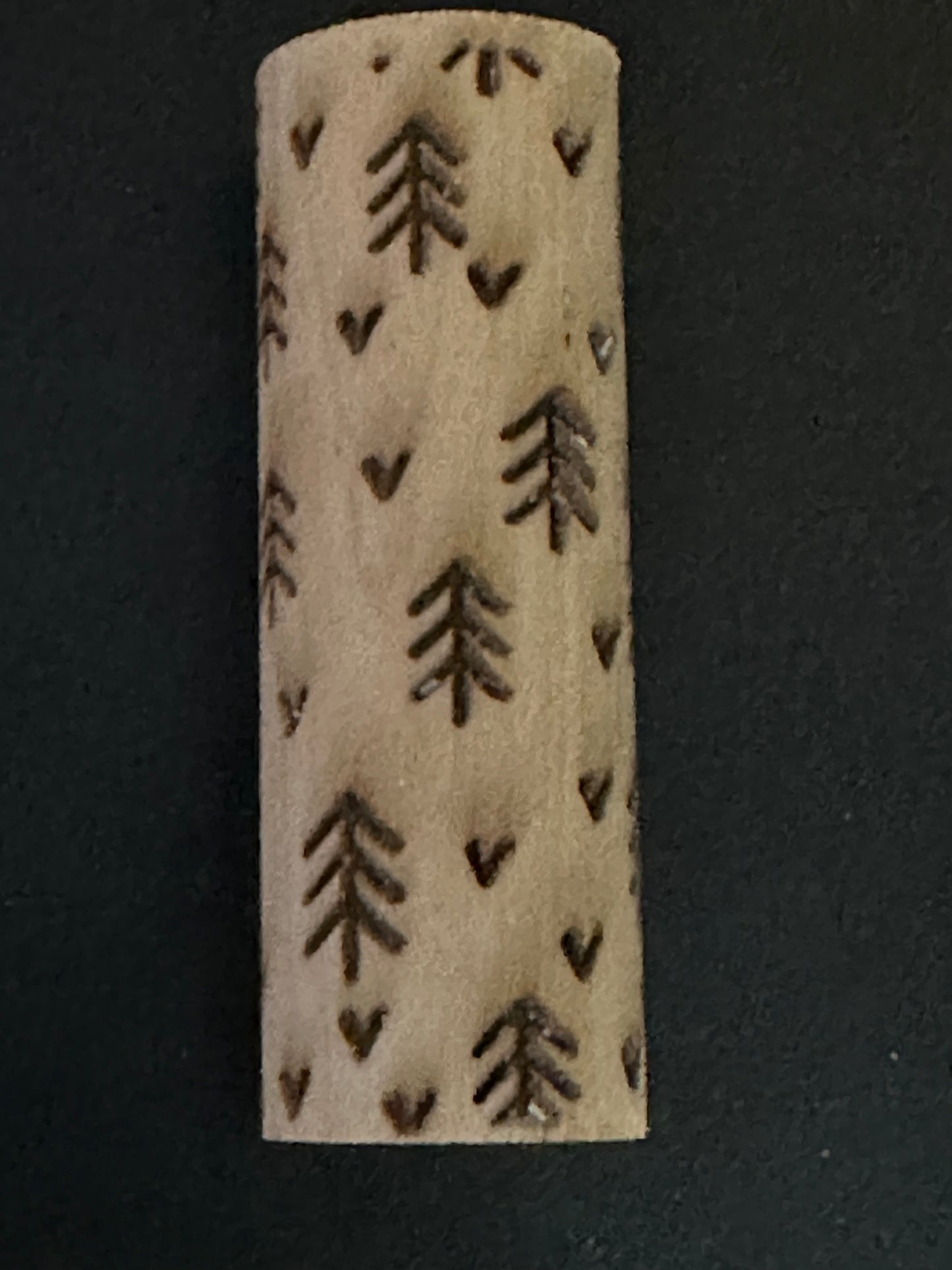 Tree & Heart Small Hand Texture Roller (RS0001)